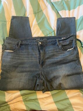 Old Navy Blue Super Skinny Jeans
